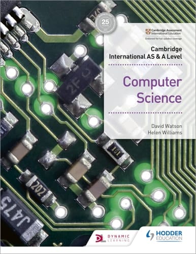 Cambridge International AS and a Level Computer Science Hodder Education Group