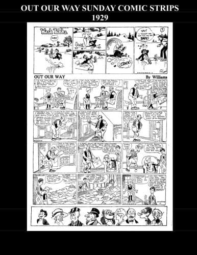 Out Our Way Sunday Comic Strips 1929 (B&W) Cartoon Sunday Comic Strips 1929