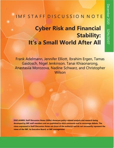 Cyber Risk and Financial Stability It’s a Small World After All