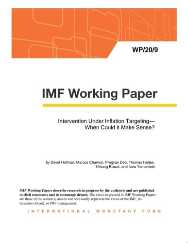Intervention Under Inflation Targeting--When Could It Make Sense?