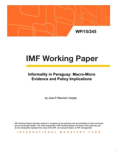 Informality in Paraguay Macro-Micro Evidence and Policy Implications