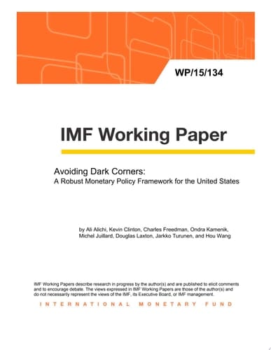 Avoiding Dark Corners A Robust Monetary Policy Framework for the United States