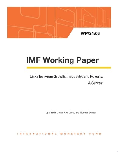 Links Between Growth, Inequality, and Poverty: A Survey