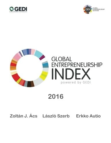 Global Entrepreneurship Index 2016