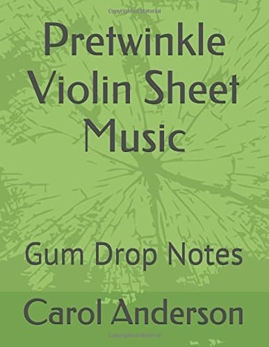 Pretwinkle Violin Sheet Music Gum Drop Notes