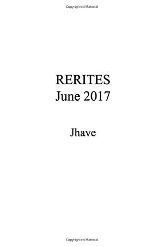 Rerites June 2017