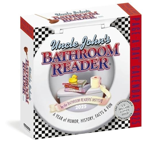 Uncle John's Bathroom Reader Page-A-Day® Calendar 2025: A Year of Humor, History, Facts, and Fun