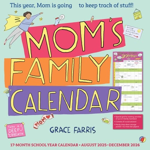 Mom's Family Wall Calendar 2026 This Year, Mom Is Going to Keep Track of Stuff!