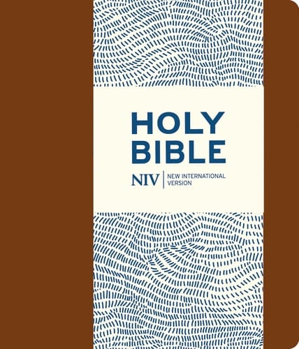 NIV Journalling Brown Imitation Leather Bible with Clasp