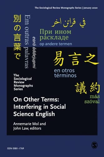The Sociological Review Monographs 68/2 In Other Terms