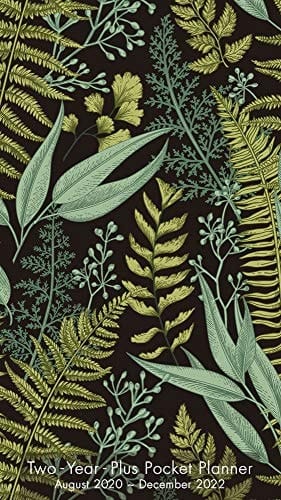 2021 Ferns Two-year-plus Pocket Planner: August 2020 - December 2022