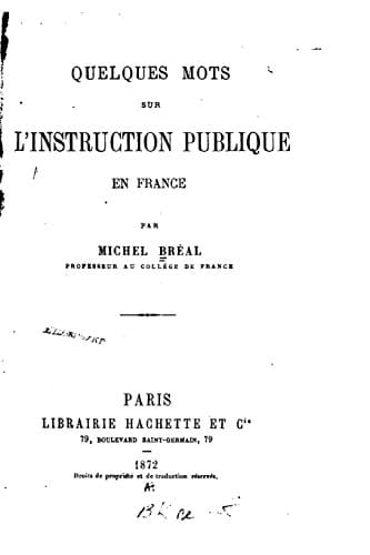 Quelques Mots Sur l'Instruction Publique en France