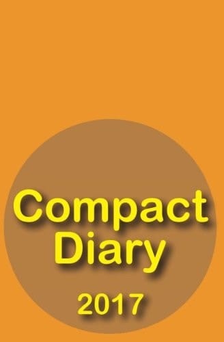 2017 Compact Diary - Orange