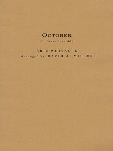 October For Brass Ensemble Score Only