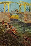 Vincent Van Gogh (Japonism) the Langlois Bridge at Arles Blank 150 Page Lined Journal for Your Thoughts, Ideas, and Inspiration