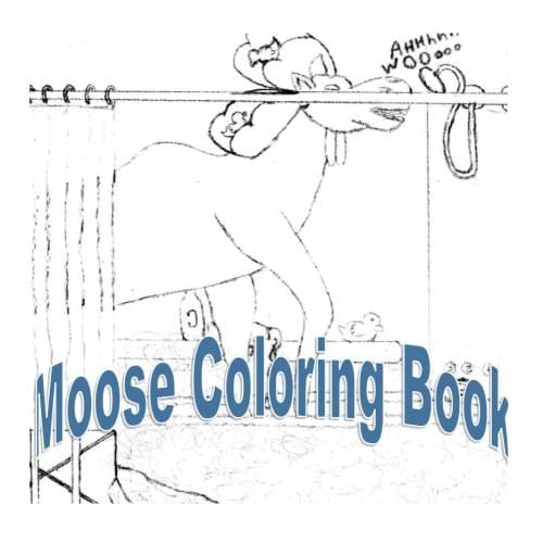 Moose Coloring Book