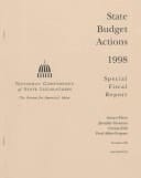 State Budget Actions 1999