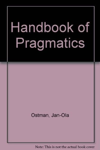 Handbook of Pragmatics 1998 installment