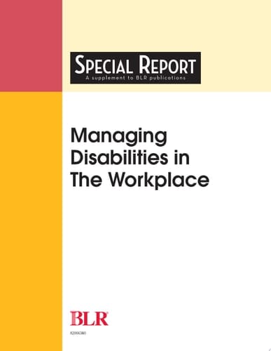 Managing Disabilities in the Workplace