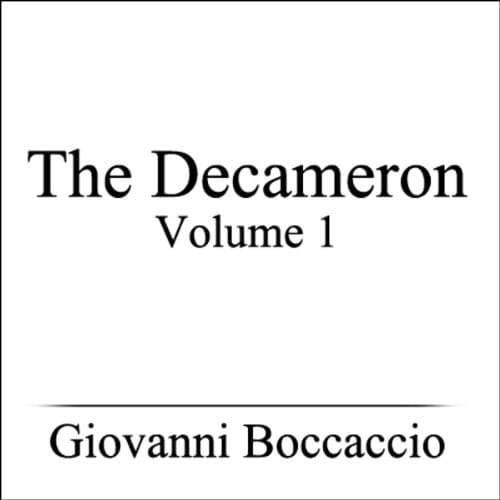 The Decameron, Book I (Classic Books on Cassettes Collection)