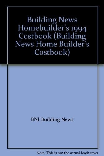 Building News Homebuilder's Costbook, 1994