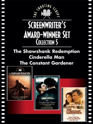 Screenwriters Award-Winner Set, Collection 5 The Shawshank Redemption, Cinderella Man, and the Constant Gardener