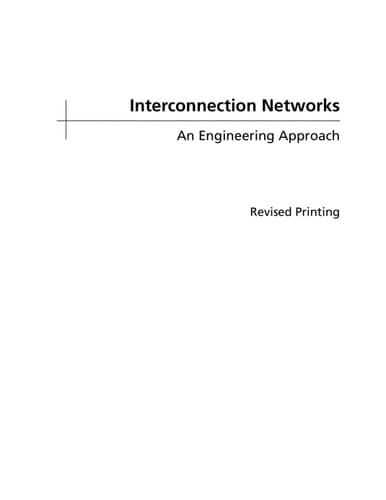 Interconnection Networks