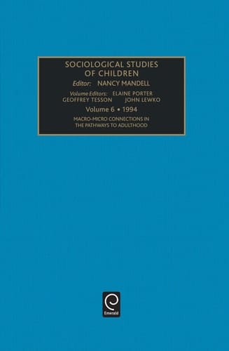 Macro-Micro Connections in the Pathways to Adulthood