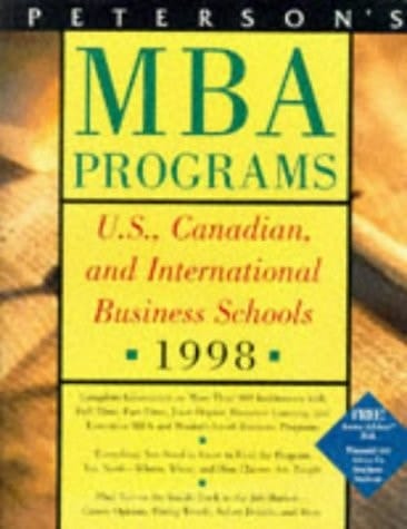 Peterson's Guide to MBA Programs, 1998