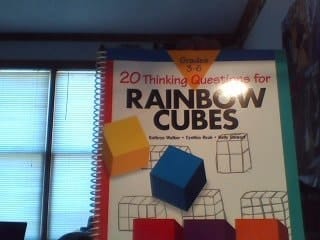 20 Thinking Questions, Rainbow Cubes, Grades 3-6