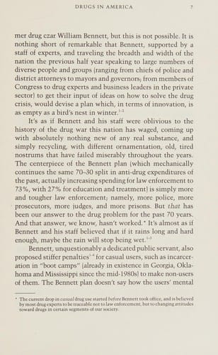 Drugs in America: The Case for Victory: A Citizen's Call to Action