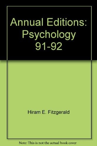 Annual Editions Psychology, 91-92
