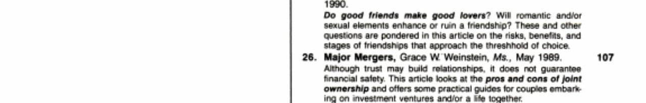 AE - Human Sexuality 92/93