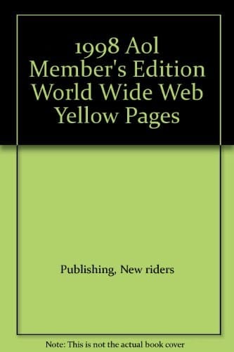 1998 AOL Member's Edition World Wide Web Yellow Pages