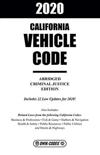 2020 California Vehicle Code Abridged