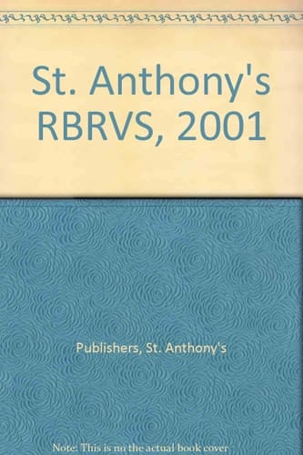 St. Anthony's RBRVS, 2001