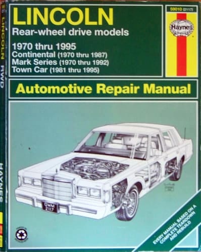Haynes Lincoln Towncar 1970-1995