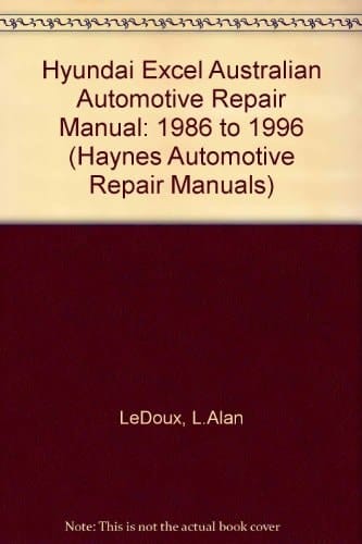 Hyundai Excel Automotive Repair Manual