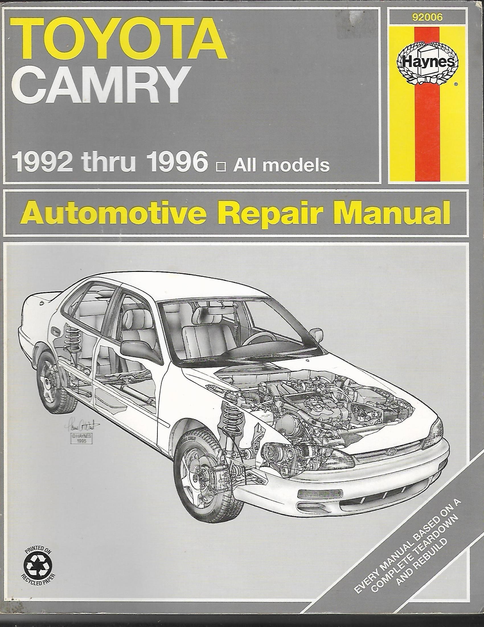 Toyota Camry Automotive Repair Manual