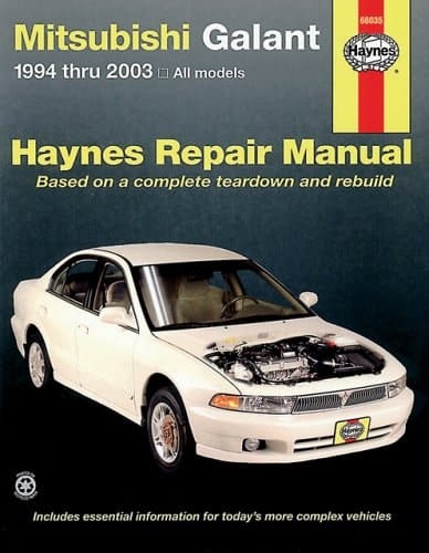 Mitsubishi Galant 1994 Thru 2003