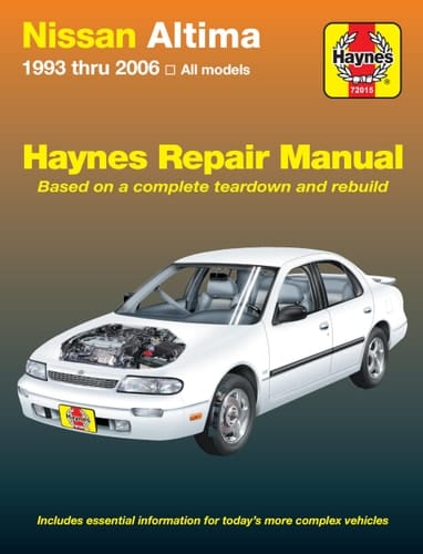 Nissan Altima 1993 thru 2006