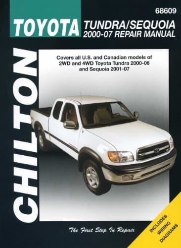 Chilton Toyota Tundra/Sequoia 2000-2007 Repair Manual