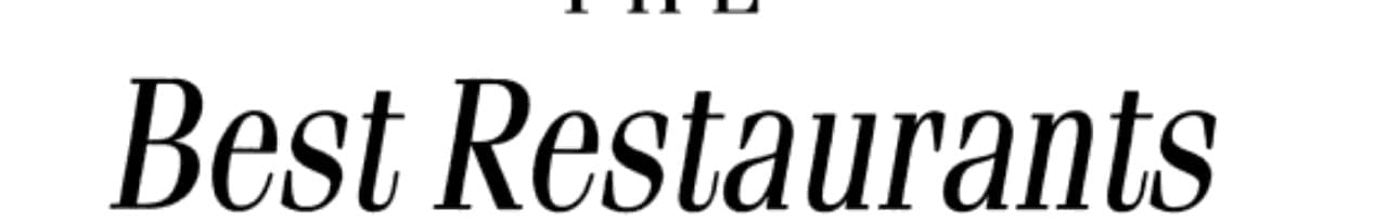 Best Restaurants of Great Britain, 1994