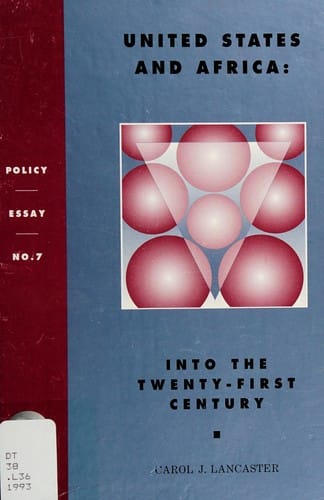United States and Africa: Into the 21st Century (Overseas Development Council)