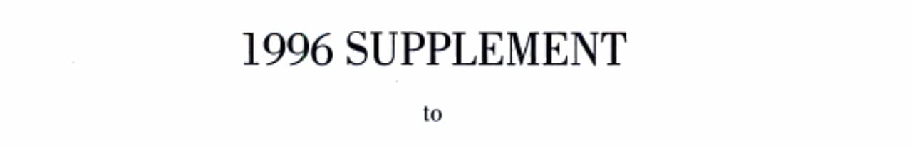 Law of Mass Communications, Freedom and Control of Print and Broadcast Media, 1996 Supplement to
