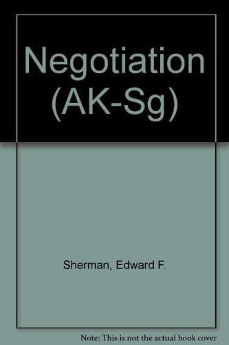Negotiation, 1996
