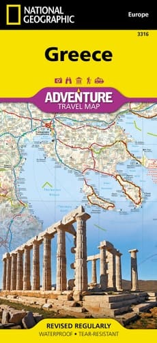 Greece Adventure Travel Map