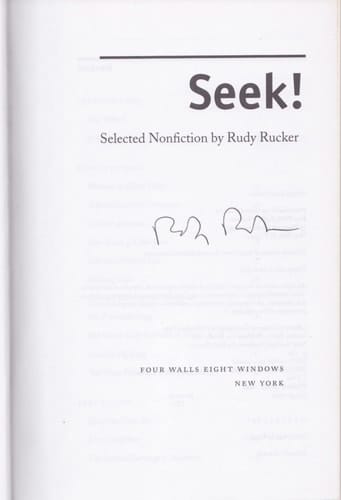 Seek! Selected Nonfiction