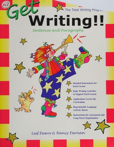 Get Writing!! Sentences and Paragraphs. Grade 1