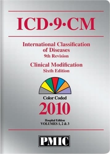 ICD-9-CM 2010 Hospital Edition: Vols 1,2&3 Color Coded